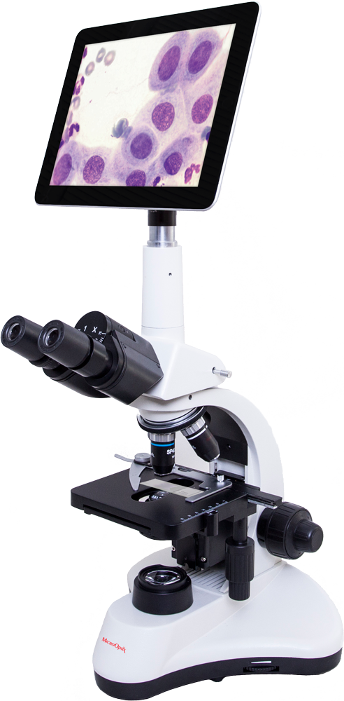 MX100 video microscope with computer-camera